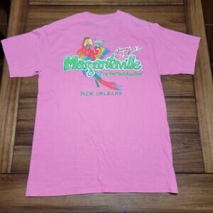 Margaritaville Pink Unisex Tee "It's 5 O'clock Somewhere New Orleans" - Medium